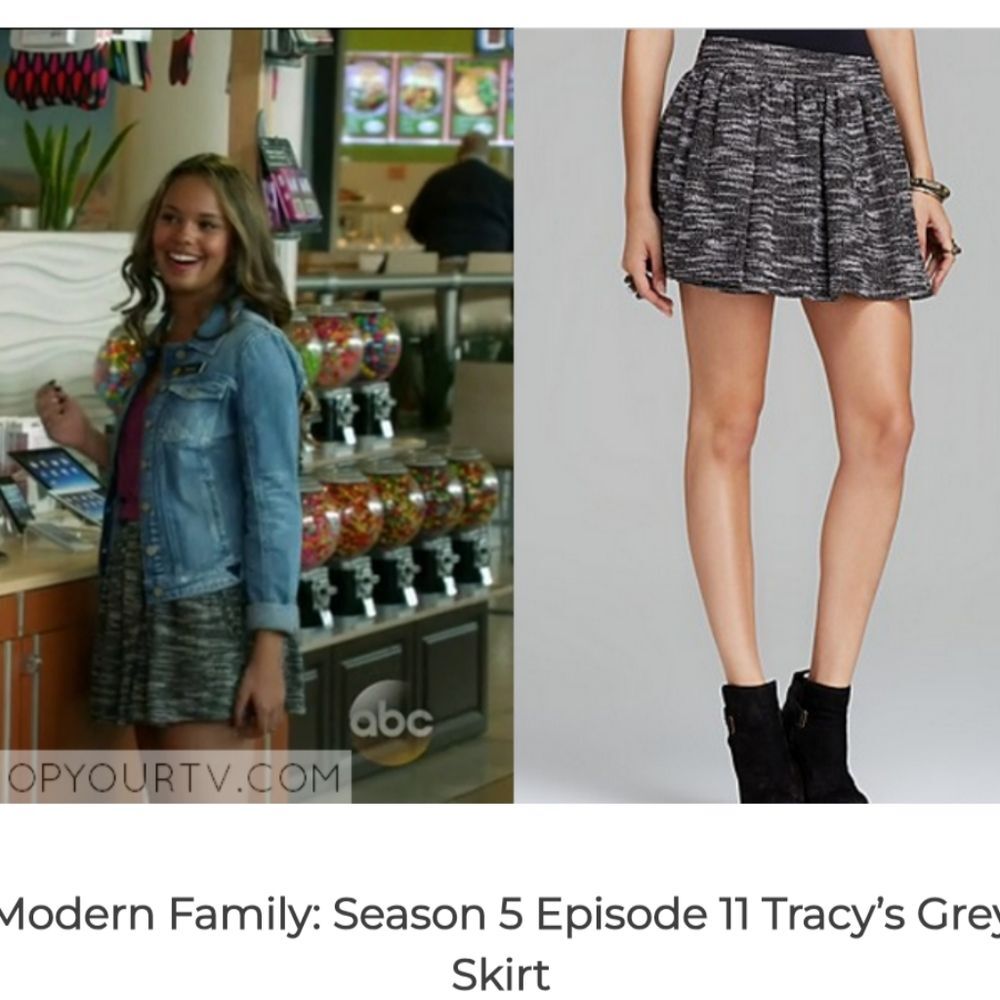 Free People Holly Go Lightly Skirt w/pockets! Size Medium Black "As Seen On TV"